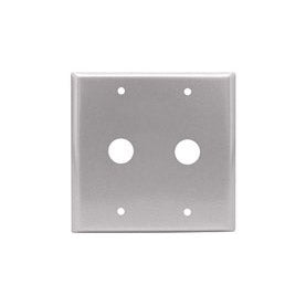 Switch Plate #10 - Double Coaxial Outlet